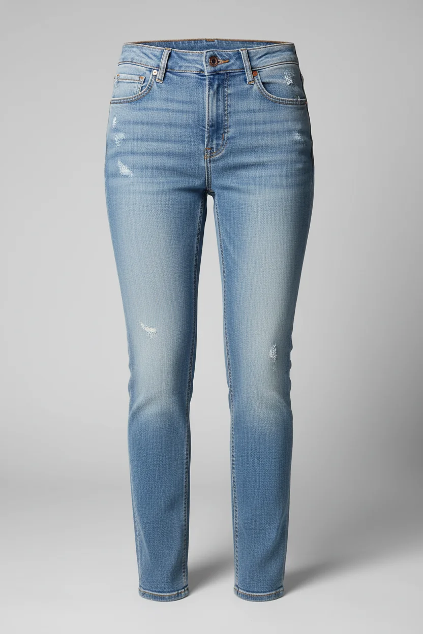 Slim Fit Stretch Denim Jeans - Image 2